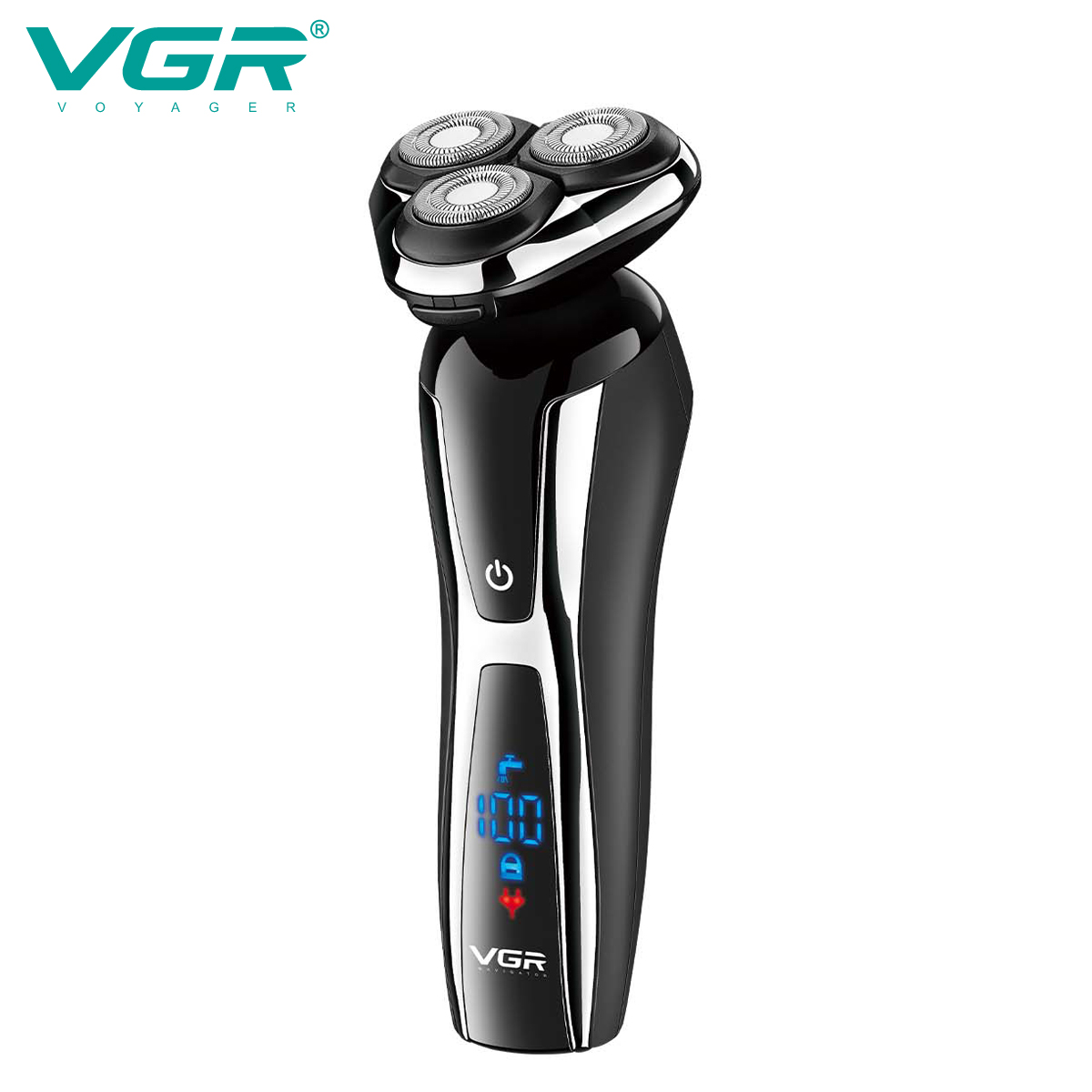 Men'S Grooming Razor Kit - เครื่องโกนหนวดไฟฟ้าแบบเปียกและแห้ง VGR สำหรับผู้ชาย เครื่องโกนหนวดแบบหมุน เครื่องโกนหนวดไฟฟ้า ชุดอุปกรณ์ดูแลขน