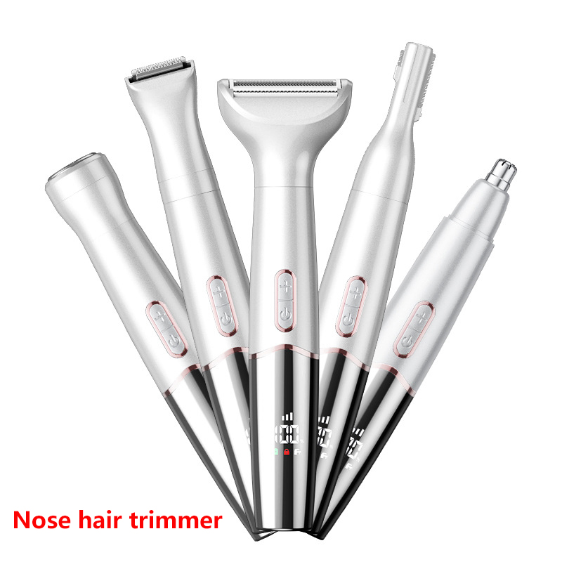Grooming Men'S Eyebrows - เครื่องตัดขนจมูกและหูแบบชาร์จไฟได้สำหรับผู้ชาย ชุดกรูมมิ่ง เครื่องตัดขนคิ้วและเคราไฟฟ้า เครื่องตัดขนจมูกและหู