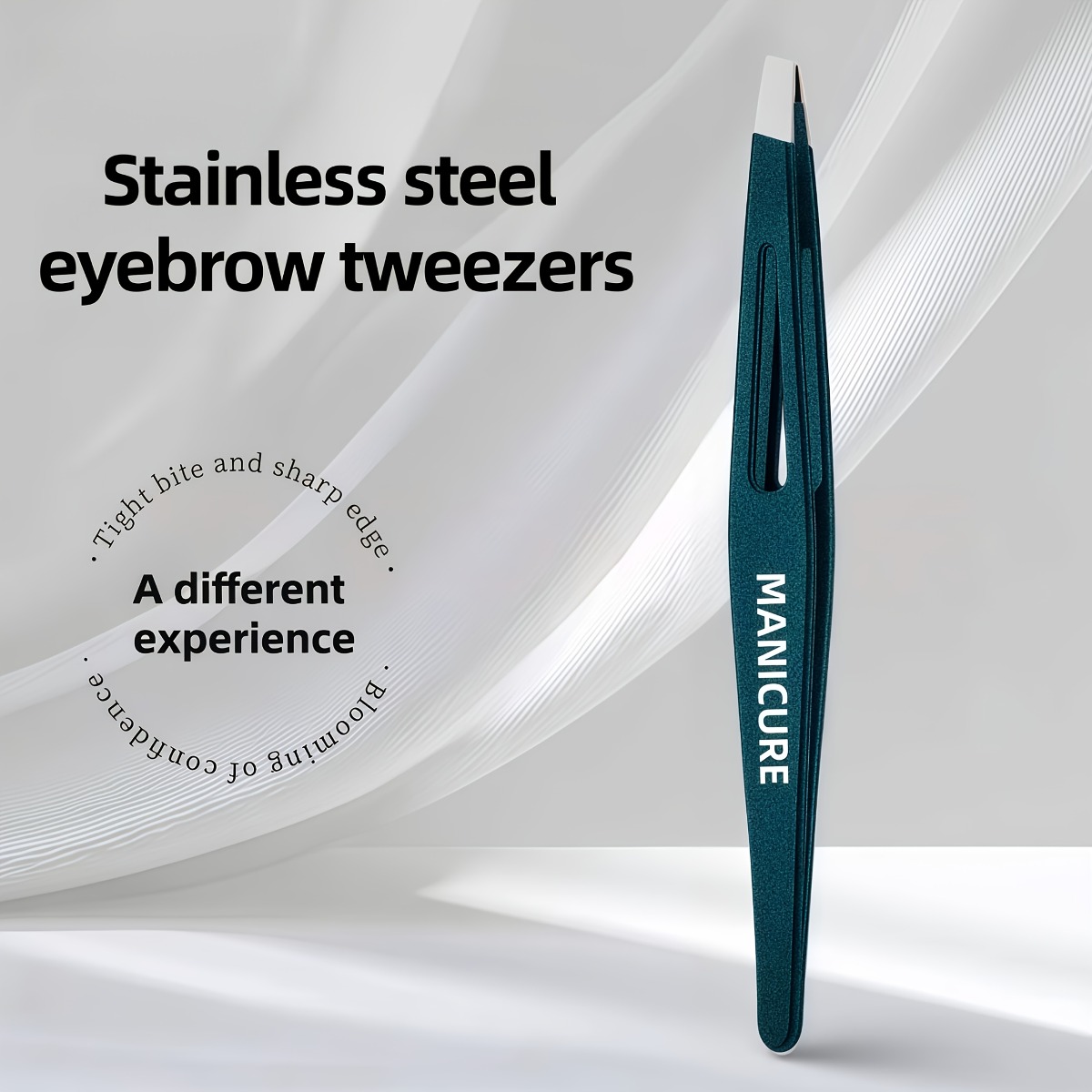 Grooming Men'S Eyebrows - แหนบปลายเฉียงสำหรับกำจัดขนหนวด 1 ชิ้น เหมาะสำหรับการตกแต่งคิ้วและดูแลใบหน้า - แหนบความแม่นยำสูงสำหรับผู้ชายและผู้หญิง