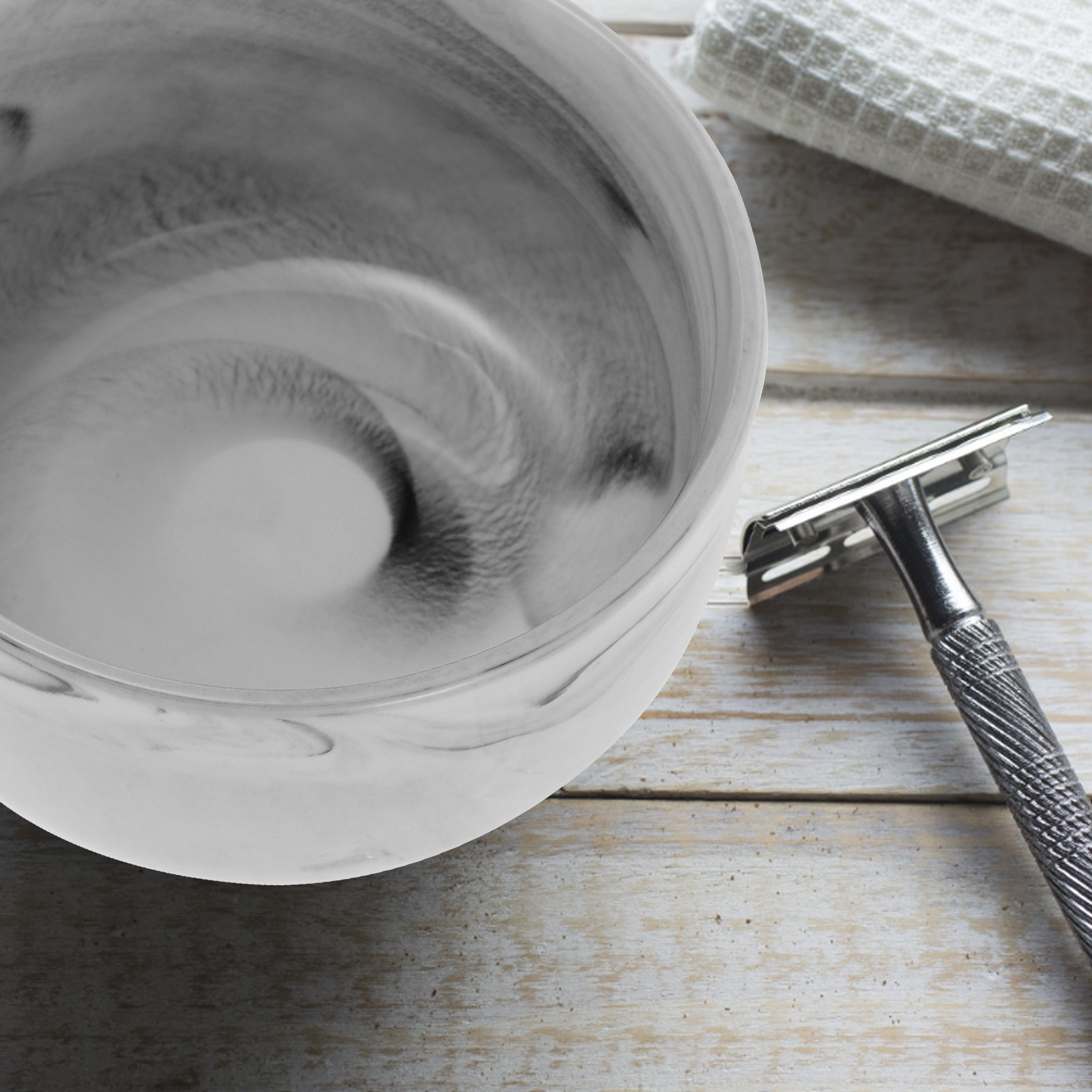 Shaving Bowl Soap - ชามโกนหนวดลายหินอ่อนสำหรับผู้ชาย ความจุขนาดใหญ่ ชามสบู่โกนหนวดพอร์ซเลน ภาชนะสำหรับทำฟองหนาแน่น เหมาะสำหรับการดูแลผิวในรูทีนของช่างตัดผม