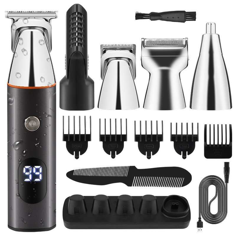 Grooming Men'S Eyebrows - ชุดอุปกรณ์กรูมมิ่งออลอินวัน MIJIA เครื่องเล็มขนและหนวดเคราสำหรับผู้ชาย เครื่องโกนหนวดไฟฟ้าแบบชาร์จได้ เครื่องเล็มขนตามร่างกาย เครื่องเล็มขนคิ้ว