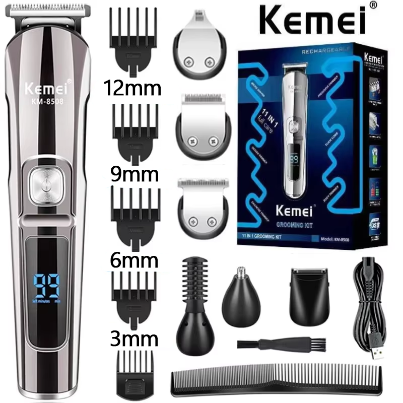 Men'S Grooming Razor Kit - เครื่องโกนหนวด Kemei รุ่น KM-8508 แบบมืออาชีพ 6