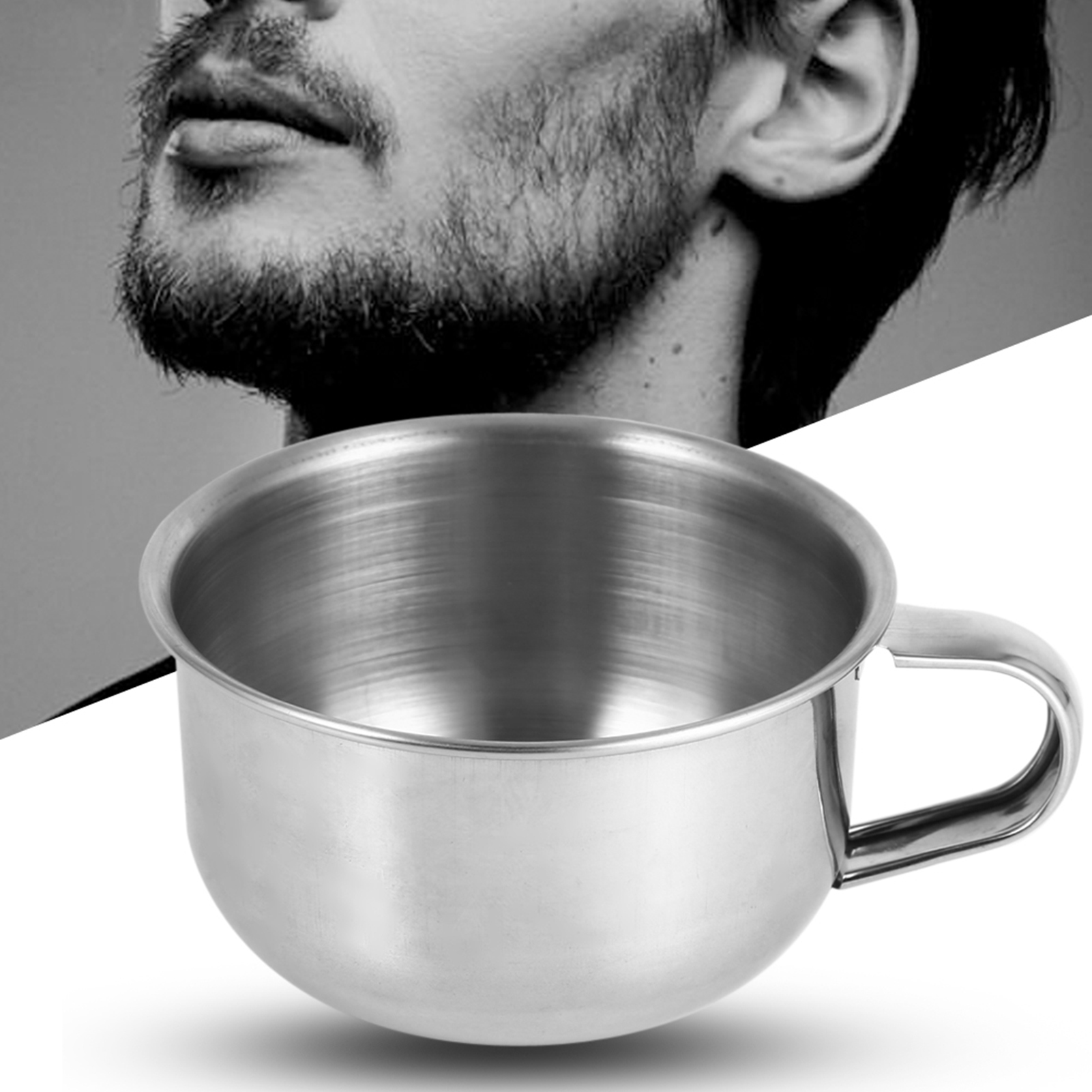 แก้วสบู่โกนหนวดสแตนเลสแบบใหม่  - Shaving Bowl Soap บทวิจารณ์และราคา