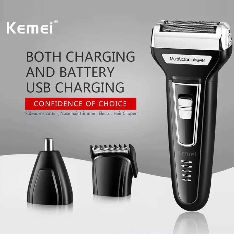 Kemei กันน้ําอเนกประสงค์ 3 In  - Men'S Grooming Boxes บทวิจารณ์และราคา