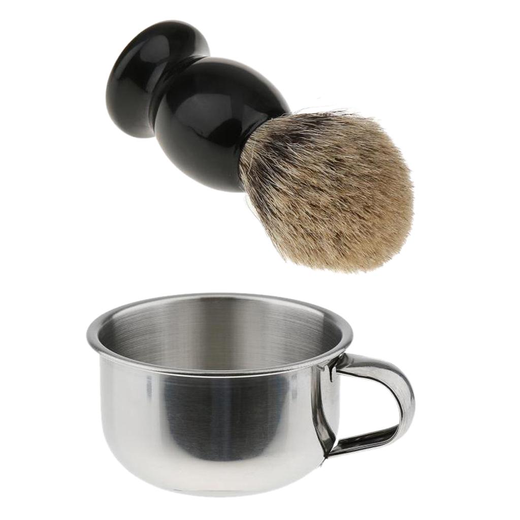ชุดแปรงโกนหนวดพร้อมแก้วโกนหนวด - Shaving Bowl Soap บทวิจารณ์และราคา