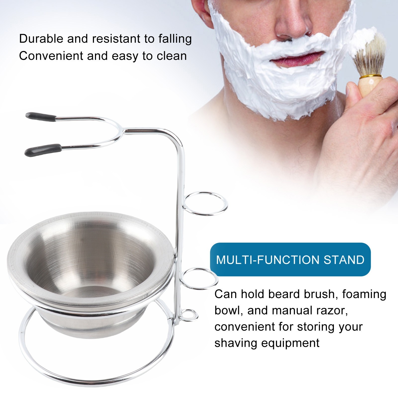 ชุดอุปกรณ์โกนหนวดแบบตั้งโต๊ะ   - Shaving Bowl Soap บทวิจารณ์และราคา