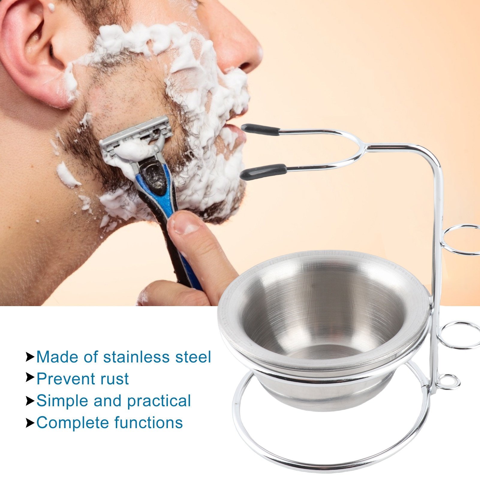 ชุดอุปกรณ์โกนหนวดแบบตั้งโต๊ะ   - Shaving Bowl Soap บทวิจารณ์และราคา