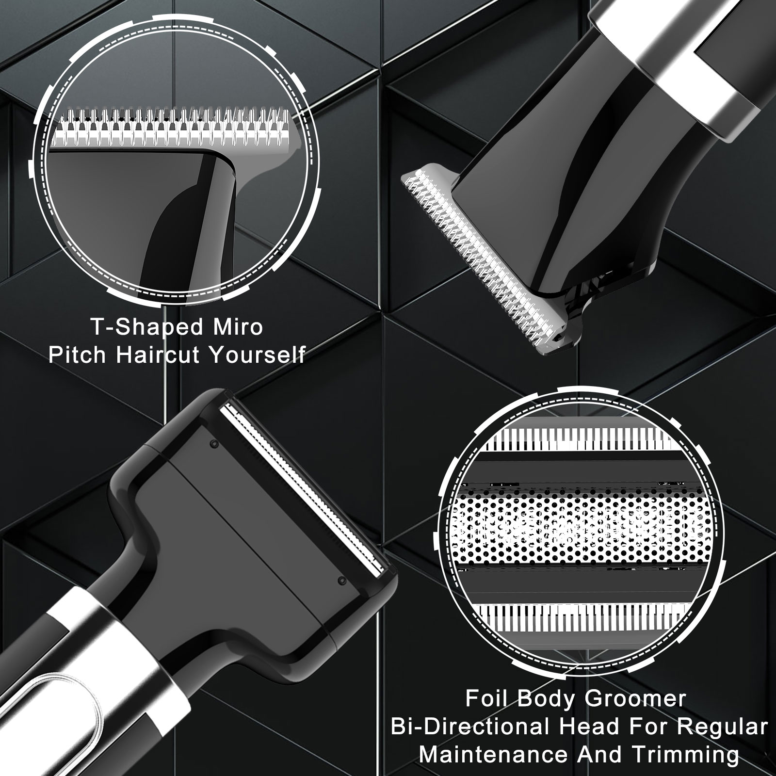Surker 4-in-1 เครื่องโกนหนวดสํ - Men'S Grooming Razor Kit บทวิจารณ์และราคา