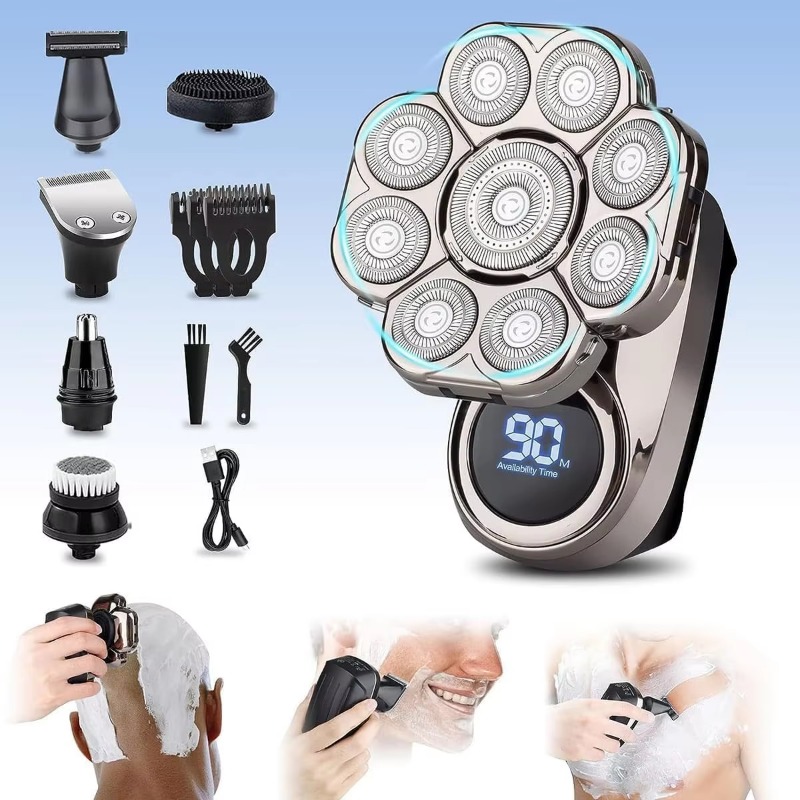 เครื่องโกนหนวดไฟฟ้า 9D สำหรับผ - Men'S Grooming Razor Kit บทวิจารณ์และราคา