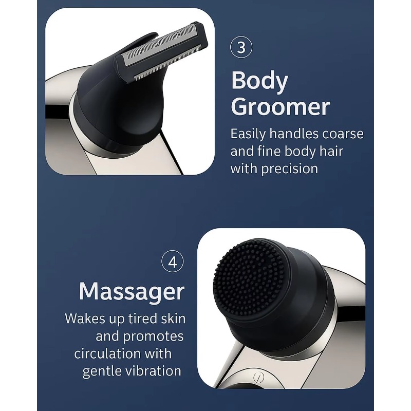 เครื่องโกนหนวดไฟฟ้า 9D สำหรับผ - Men'S Grooming Razor Kit บทวิจารณ์และราคา