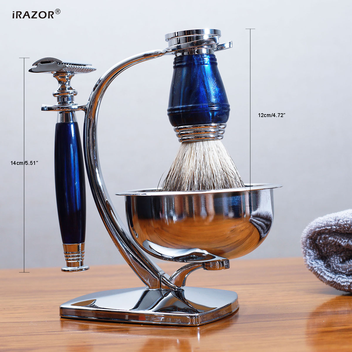 iRAZOR ชุดโกนหนวดหรูหราสำหรับผ - Men'S Grooming Razor Kit บทวิจารณ์และราคา