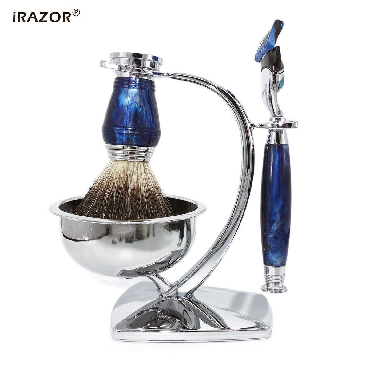 iRAZOR ชุดโกนหนวดหรูหราสำหรับผ - Men'S Grooming Razor Kit บทวิจารณ์และราคา