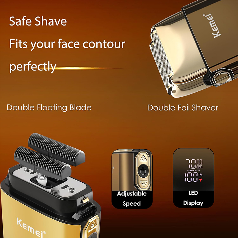 เครื่องตัดผม Kemei KM-TX10 T9  - Men'S Grooming Razor Kit บทวิจารณ์และราคา