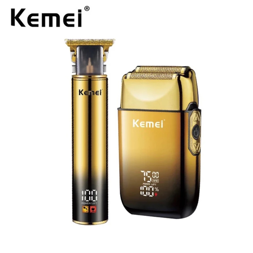 Kemei ผมTrimmerมีดโกนหนวดไฟฟ้า - Men'S Grooming Razor Kit บทวิจารณ์และราคา